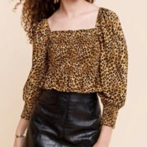 NWT size XL Francesca’s Top animal print